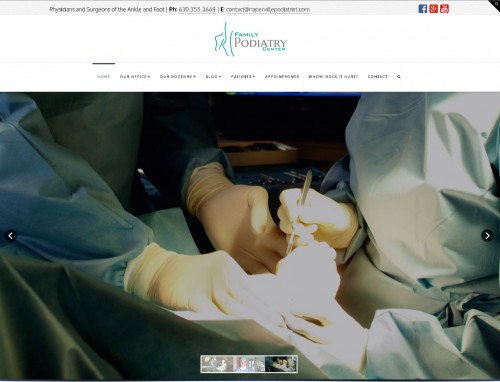 Family Podiatry Center home page
