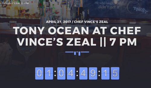 Tony Ocean Website Countdown Timer